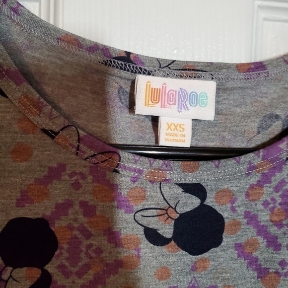 Lularoe Mini Mouse Disney Geometric Irma Top - Picture 6 of 6